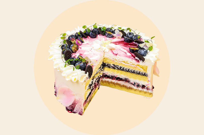 Riempimento croccante della torta