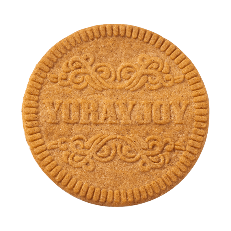 Biscotti croccanti rotondi al caramello Biscotti croccanti rotondi al caramello